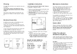 Preview for 2 page of SUPREME Master Air II BA404 Installation Manual