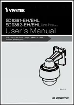 SUPREME Vivotek SD9361-EH User Manual preview