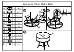 Предварительный просмотр 2 страницы supremo LEISURE Barcelona Bistro Table Product Assembly