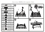 Preview for 2 page of supremo LEISURE Barcelona Rectangular Table Product Assembly