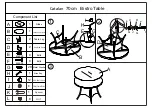 Preview for 2 page of supremo LEISURE Catalan Bistro Table Product Assembly