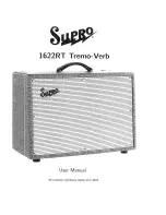 SUPRO 1622RT TREMO-VERB User Manual preview