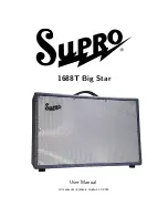 SUPRO 1688T Big Star User Manual preview