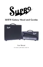 SUPRO 1697R Galaxy Head User Manual предпросмотр