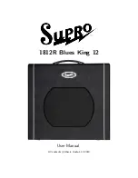 SUPRO 1812R Blues King 12 User Manual preview