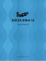 Preview for 1 page of SUPRO DELTA KING 12 User Manual