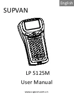 Supvan LP 5125M User Manual предпросмотр