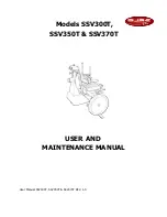 Preview for 1 page of Sur-e slice SSV300T User And Maintenance Manual