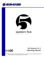 Предварительный просмотр 1 страницы Sur-Gard System Five Operating Manual