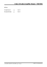 Preview for 3 page of Sure Electronics Board-TDA7492 User Manual