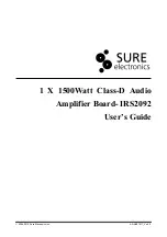 Sure Electronics IRS2092 User Manual preview