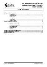 Preview for 2 page of Sure Electronics TAS5630 User Manual