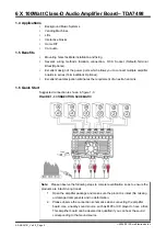 Предварительный просмотр 6 страницы Sure Electronics TDA7498 User Manual