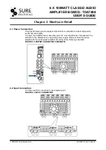 Предварительный просмотр 7 страницы Sure Electronics TDA7498 User Manual