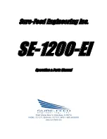 Preview for 1 page of Sure-Feed Engineering SE-1200-E Operations & Parts Manual