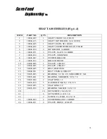 Preview for 19 page of Sure-Feed Engineering SE-1200-E Operations & Parts Manual