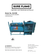 Предварительный просмотр 1 страницы Sure Flame S2200D Operation And Maintenance Manual