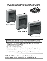 Sure Heat BWH10NLM Safety Information And Installation Manual предпросмотр