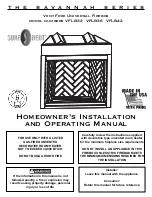 Предварительный просмотр 1 страницы Sure Heat VFLB32 Homeowner'S Installation And Operating Manual