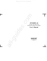 Предварительный просмотр 1 страницы Surecom EP-816DX-AS User Manual