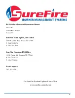 Предварительный просмотр 40 страницы Surefire iBURNER BMS-100 Installation & Operation Manual