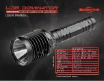 Предварительный просмотр 1 страницы Surefire UDR DOMINATOR User Manual