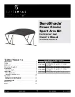 SureShade 2020134625 Installation And Owner'S Manual preview