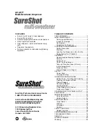 Preview for 3 page of Sureshot Dispensing Systems AC2-GP Operation Manual