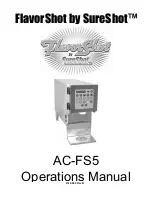 Preview for 1 page of SureShot AC-FS5 FlavorShot Operation Manual