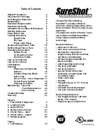 Preview for 2 page of SureShot AC-FS5 FlavorShot Operation Manual