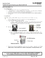 Preview for 3 page of SureShot AC110-PC-51 Quick Start Manual