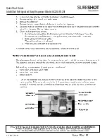 Preview for 10 page of SureShot IntelliShot AC230-PC-29 Quick Start Manual