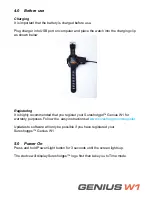 Preview for 6 page of Sureshotgps Genius W1 User Manual