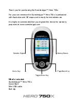 Preview for 2 page of Sureshotgps Hero 750x User Manual