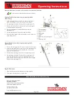 Предварительный просмотр 2 страницы Surespan Zip 8 Operating Instructions