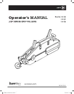 Предварительный просмотр 1 страницы Surewerx JET 111136 Operator'S Manual