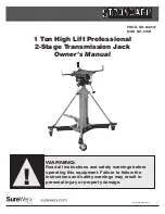 Surewerx Strongarm 816B Owner'S Manual preview