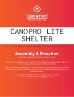 SURF & TURF CANOPRO LITE SHELTER 10ft x 6.5ft Assembly Manual preview