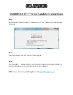 Preview for 2 page of SURGE SG60043-44 Firmware Update Instructions