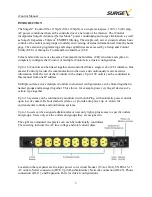 Preview for 4 page of SurgeX SX-1115ip-X User Manual