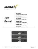 Preview for 1 page of SurgeX SX-BDL-1500 User Manual