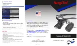 Предварительный просмотр 1 страницы SurgiTel Surgical Mini LED Manual