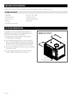 Предварительный просмотр 4 страницы Surna S710V1 Installation And Operating Instructions Manual