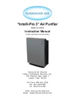 Предварительный просмотр 1 страницы Surround Air Intelli-Pro 3 XJ-3100A Instruction Manual