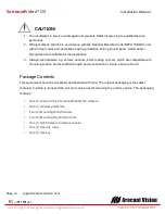 Preview for 3 page of SurroundVideo AV12585PM Installation Manual