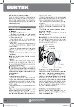 Preview for 16 page of Surtek CM714A User'S Manual And Warrantly