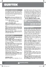 Preview for 14 page of Surtek CN606A User Manual And Warranty