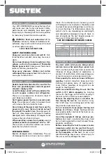 Preview for 10 page of Surtek COMP6100A User Manual And Warranty