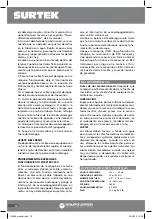 Preview for 10 page of Surtek DE640 User Manual And Warranty