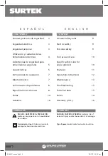 Preview for 2 page of Surtek EA404C User Manual And Warranty